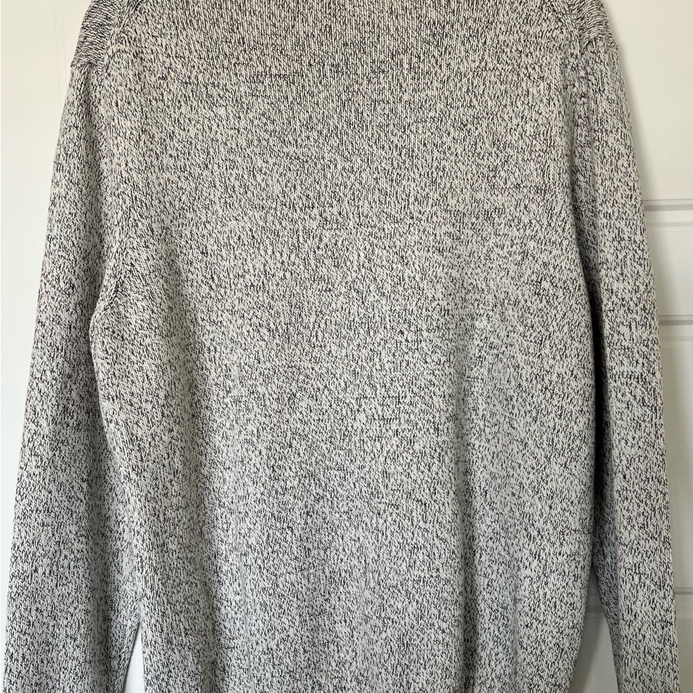 Men's IZOD Marled Button-Mock Sweater - Picture 3 of 5